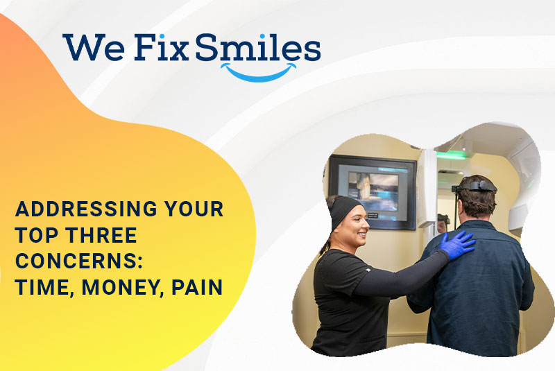Addressing Your Top Three Concerns: Time, Money, Pain